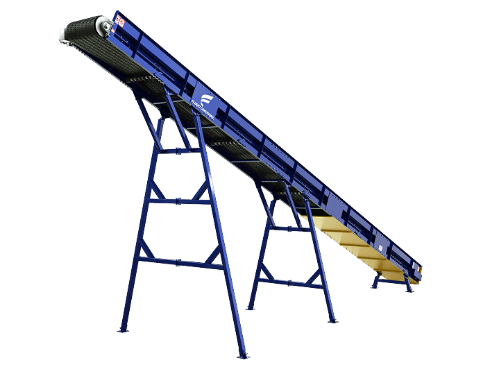 Flat idler conveyors