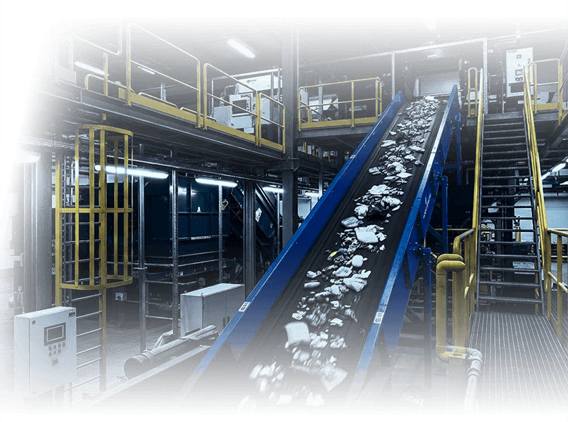 Sort line and MRF feed| Fluent Conveyors