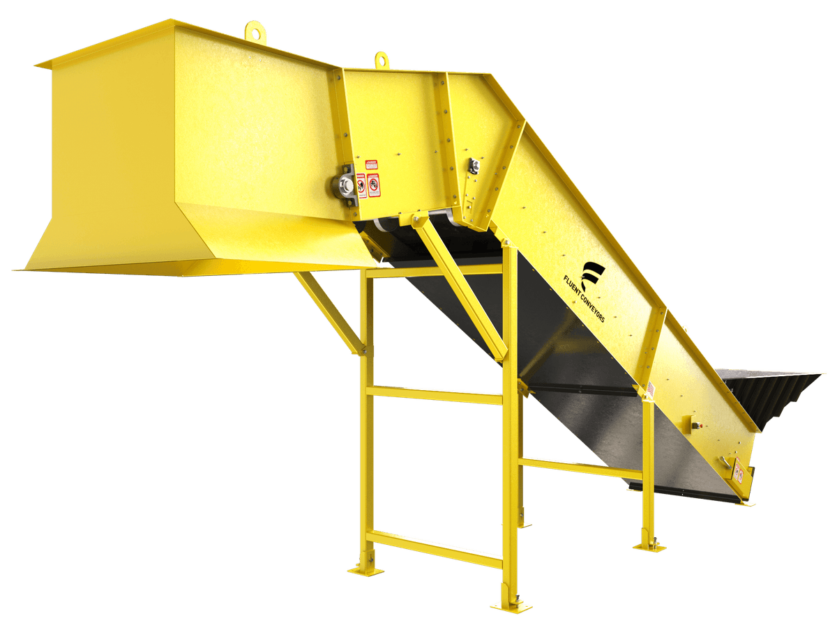 Custom baler infeed conveyor solutions crafted in the USA