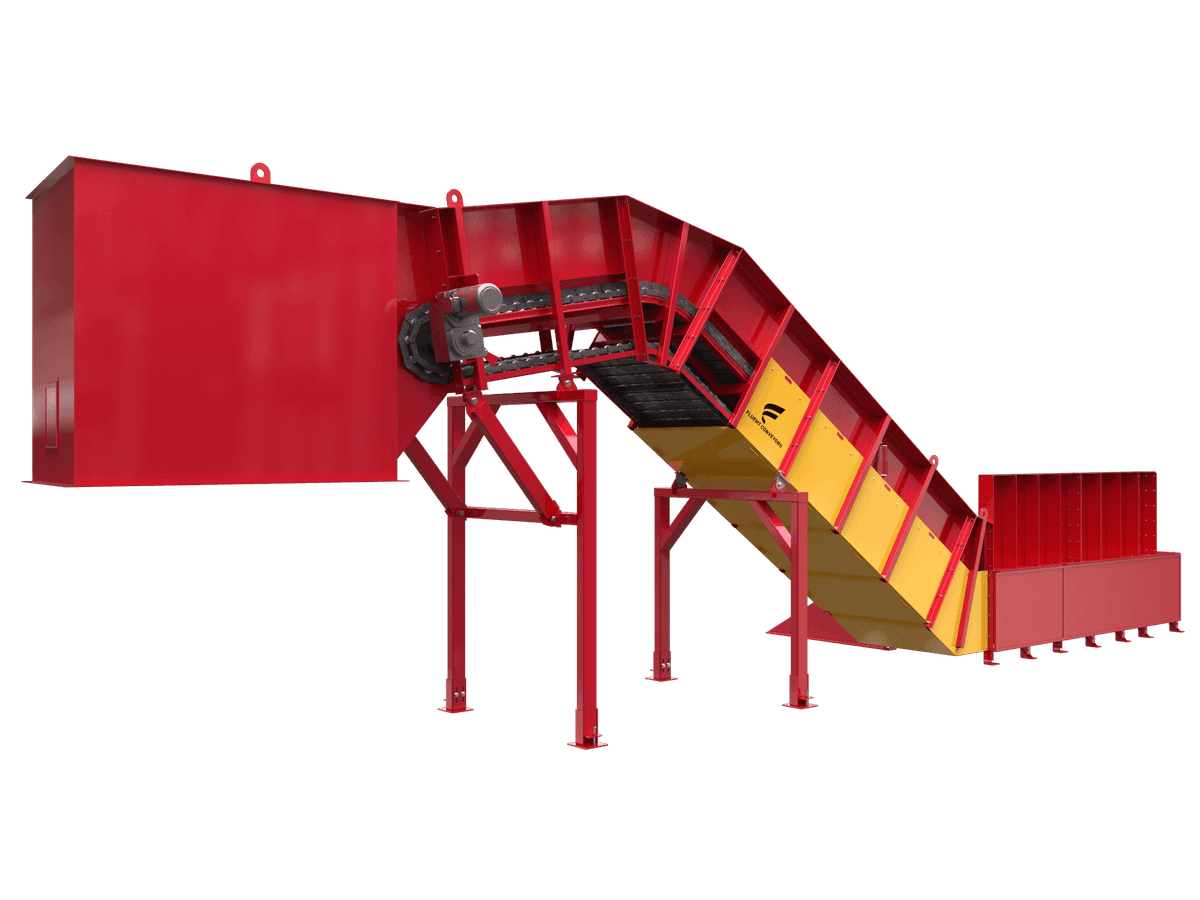 Quality material recovery conveyor systems