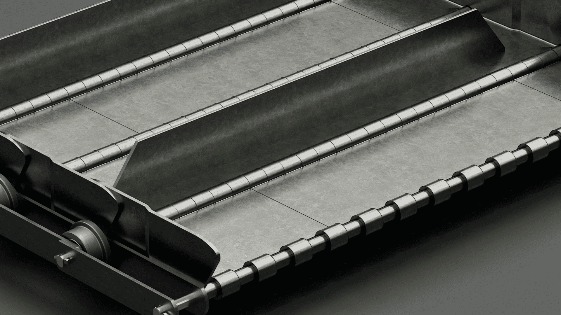 Hinged Steel Belts  | Fluent Conveyors