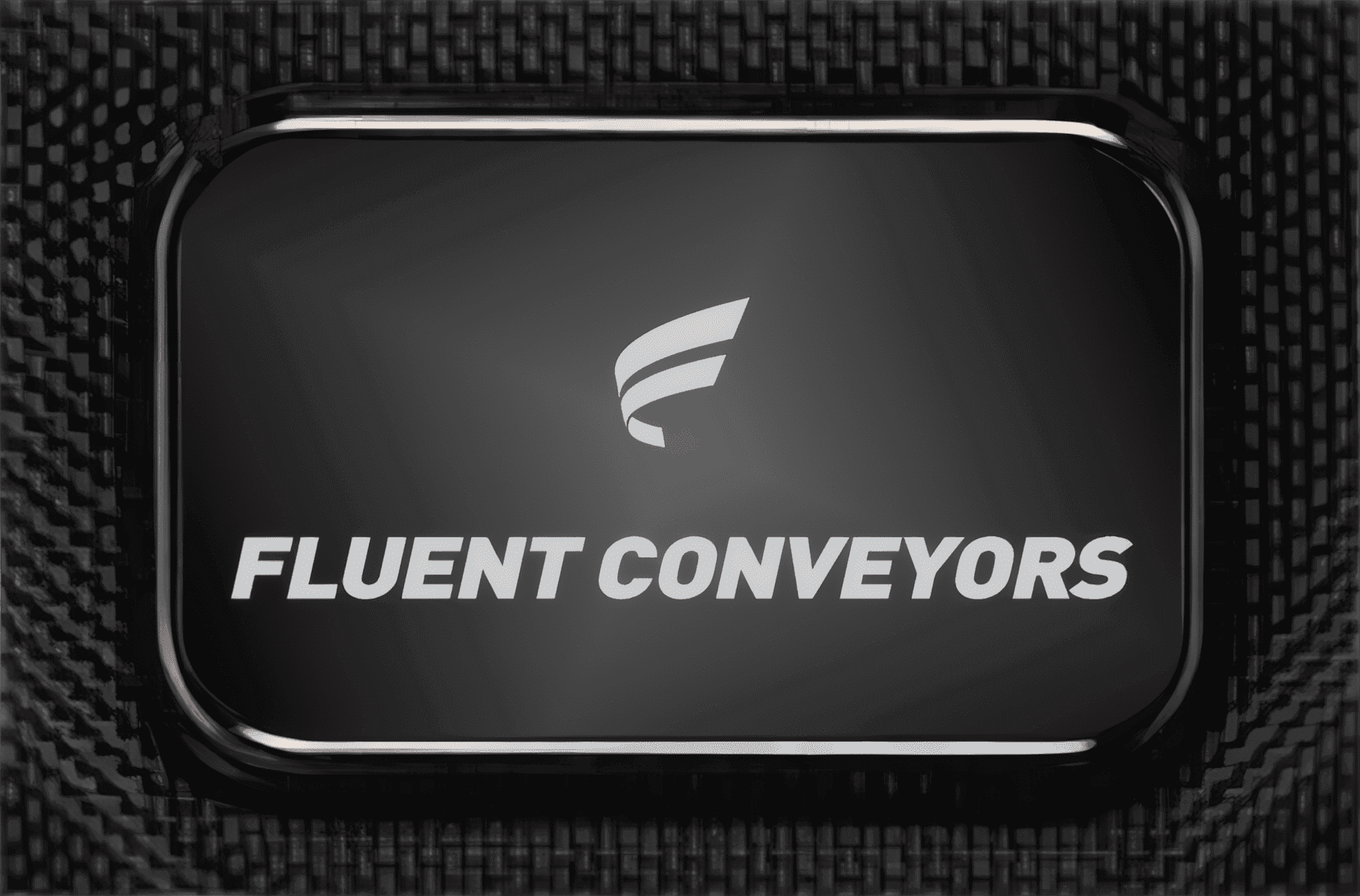 Laser engraved Fluent logo plate detail