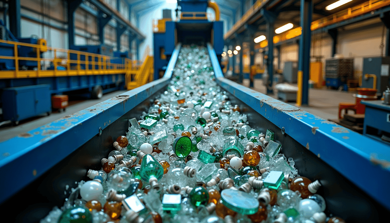 Glass recycling