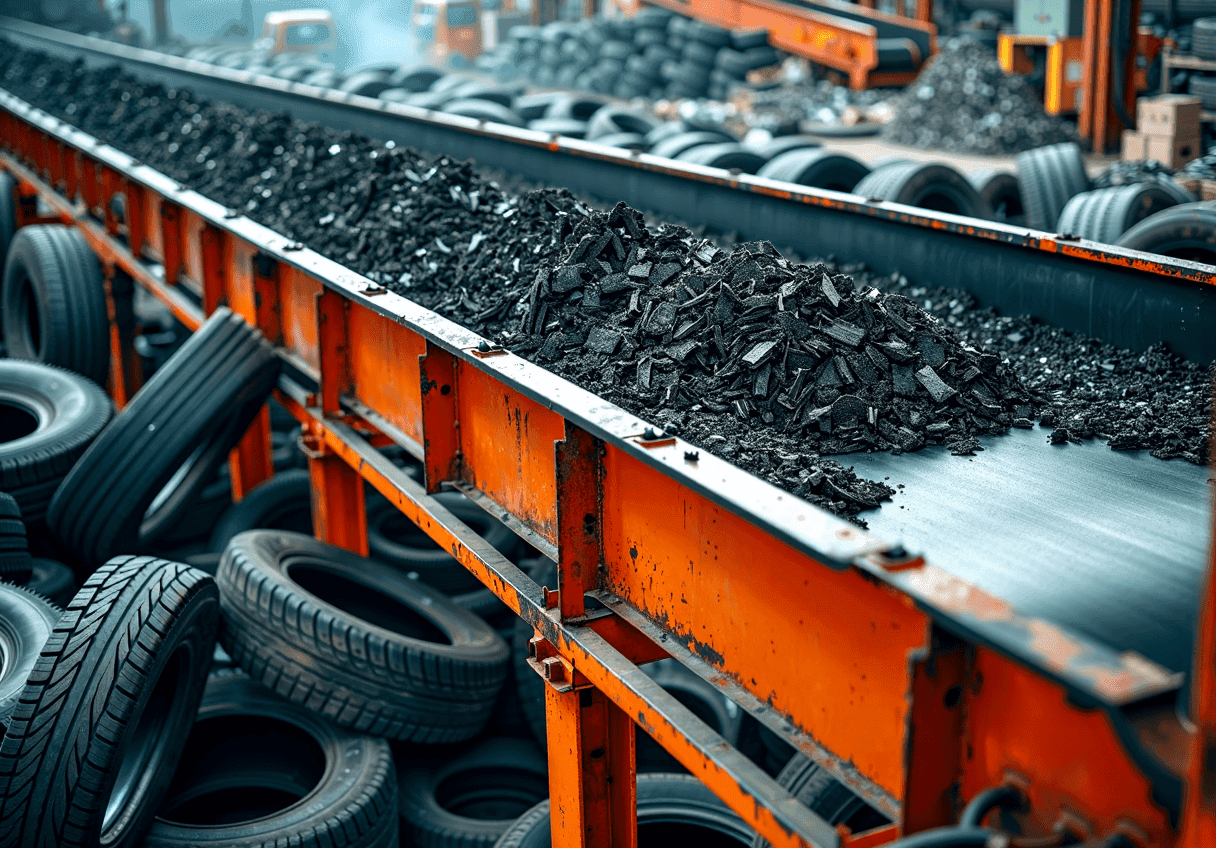 Tire recycling