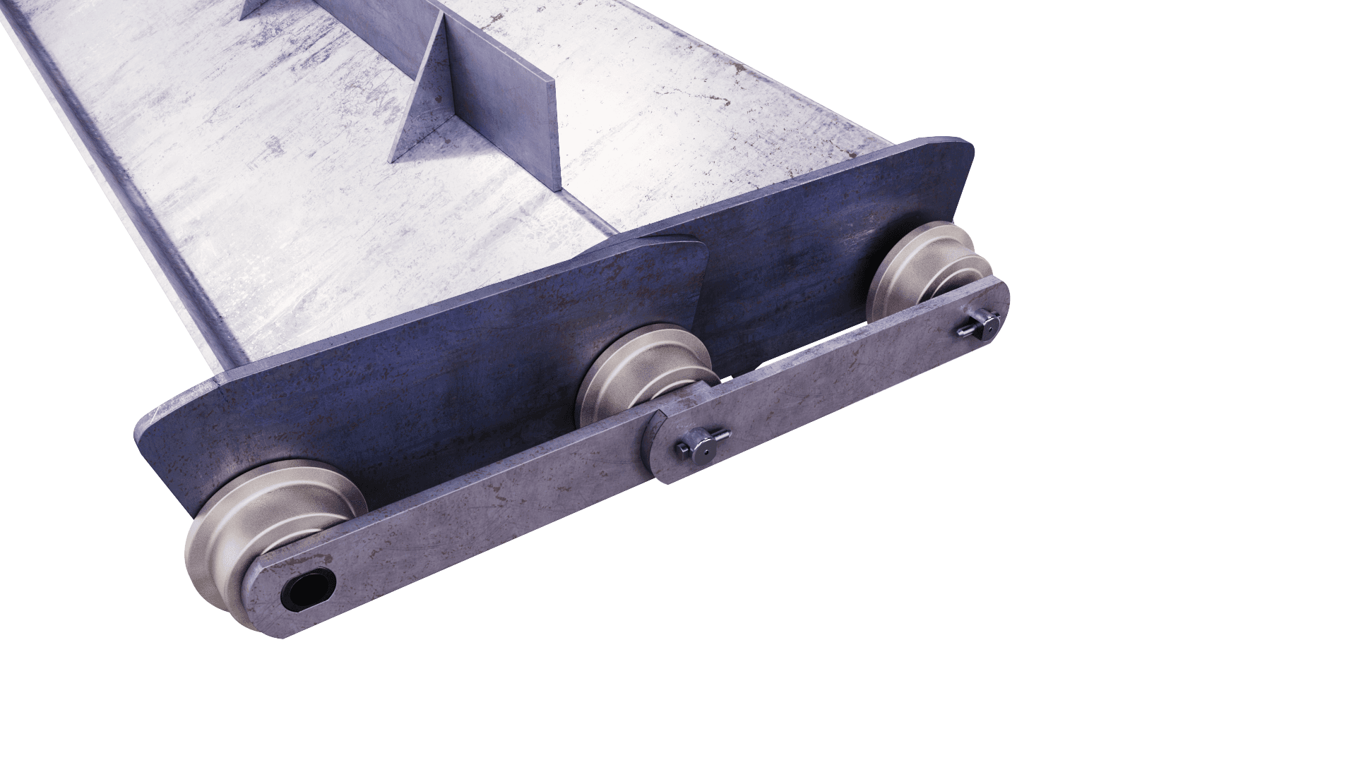 Hardened sintered steel rollers