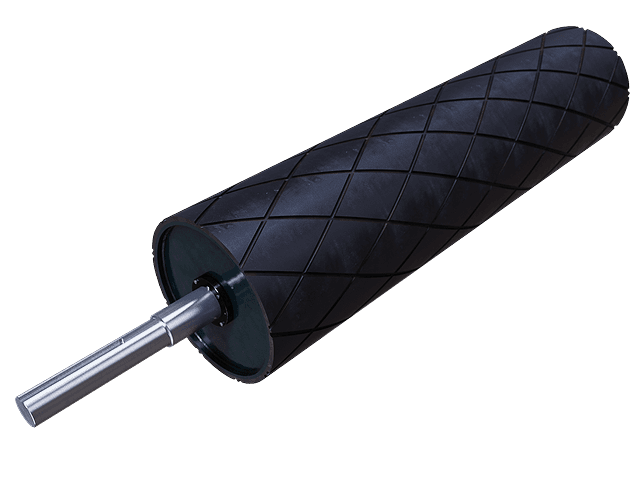 Conveyor drum pulleys