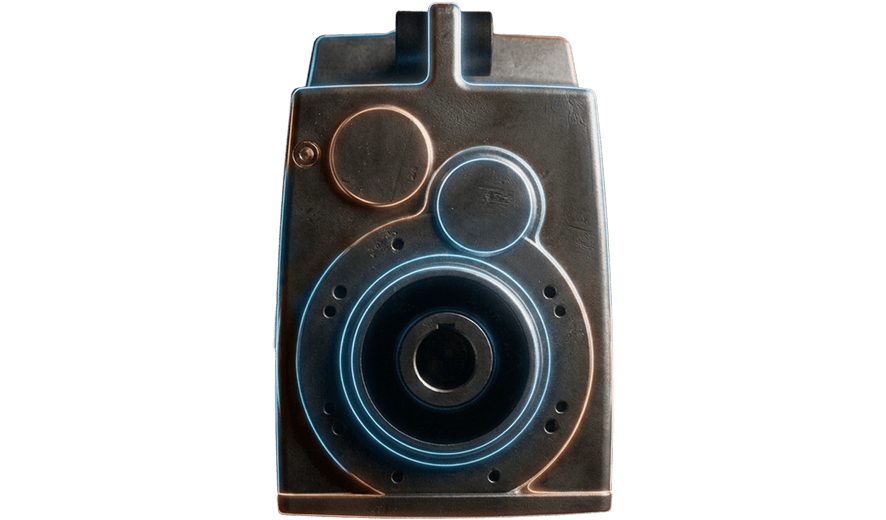 Foot-mounted gearboxes