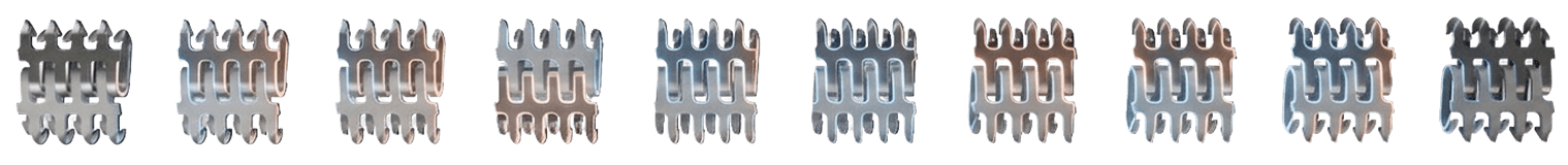 Alligator lacing fastening system