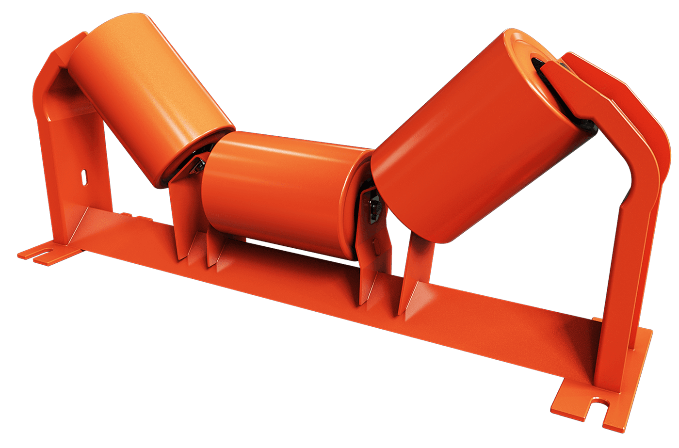 Conveyor equal troughing idlers