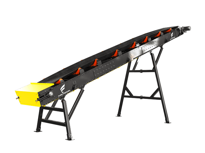 Trough idler conveyors