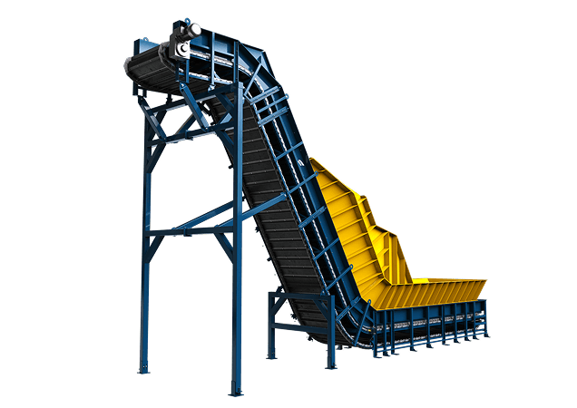 Tumble-back conveyors