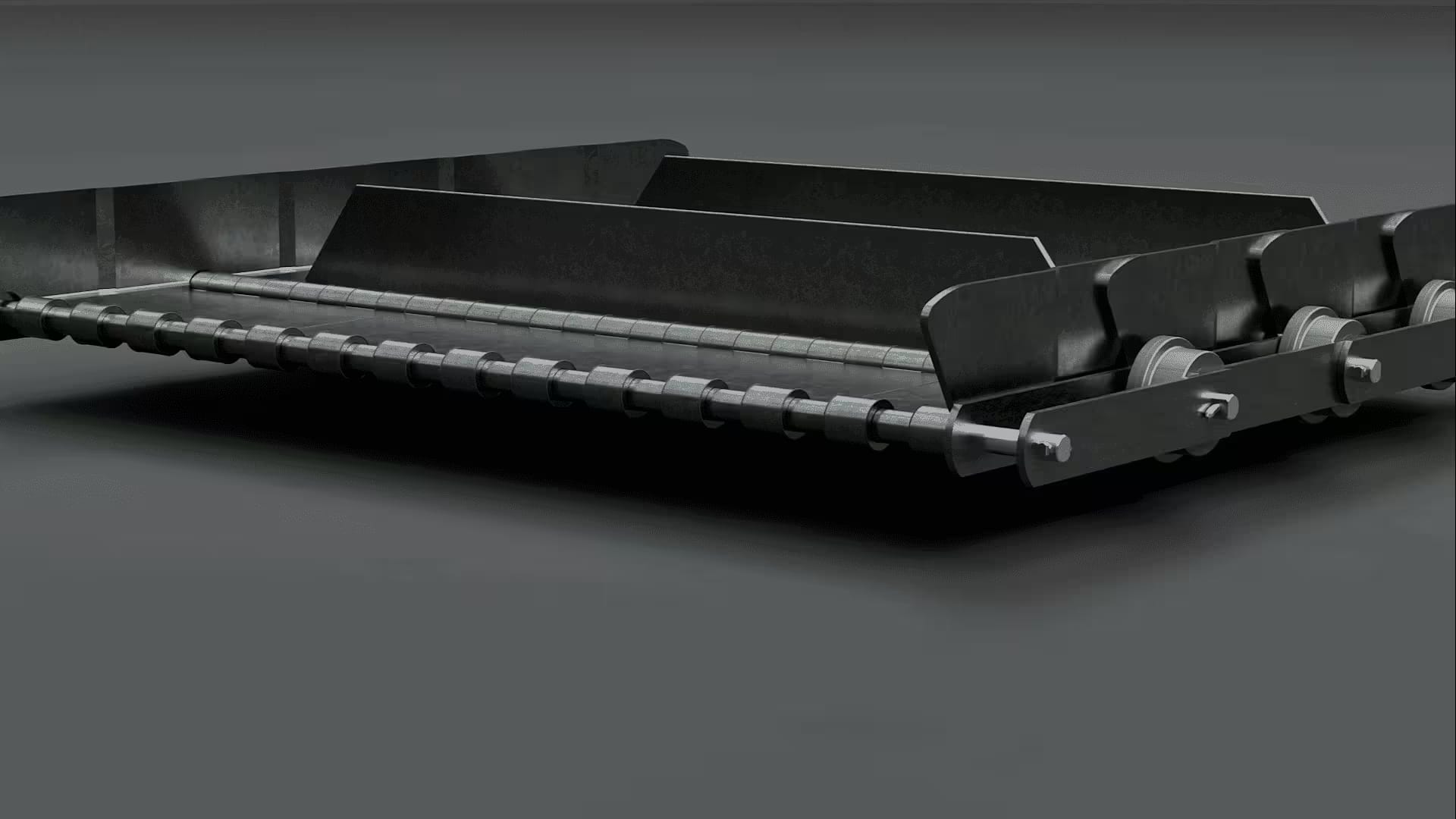 Hinged steel belts Fluent Conveyors