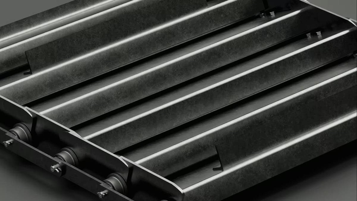 How do you properly set the tension on a conveyor belt?