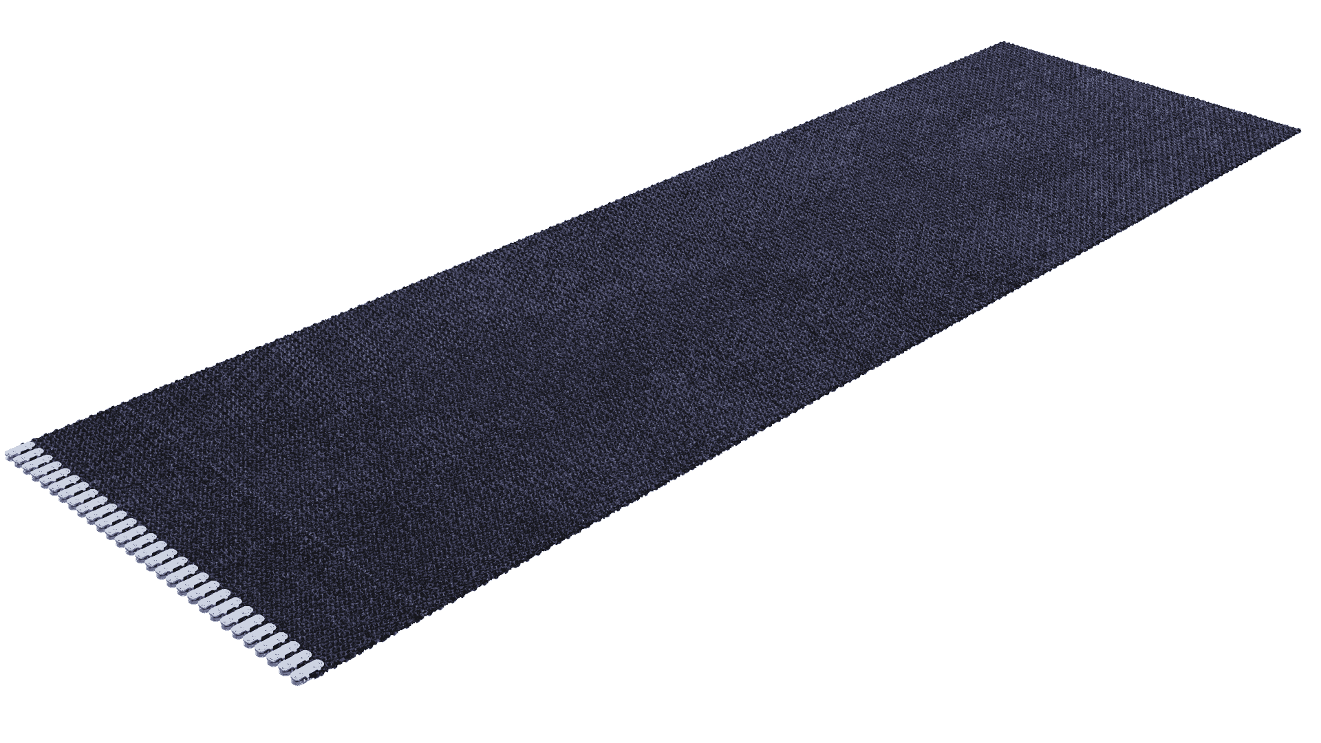 Slider bed conveyor belts