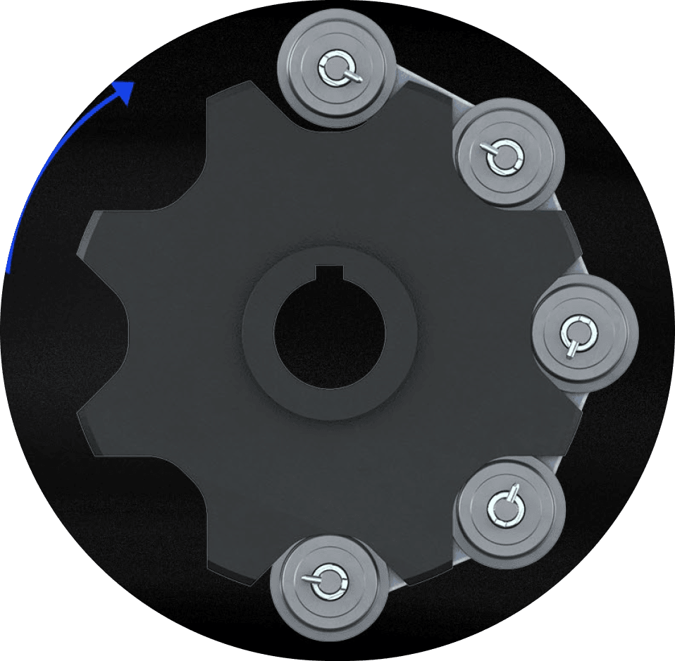 Fluent conveyor sprocket specs