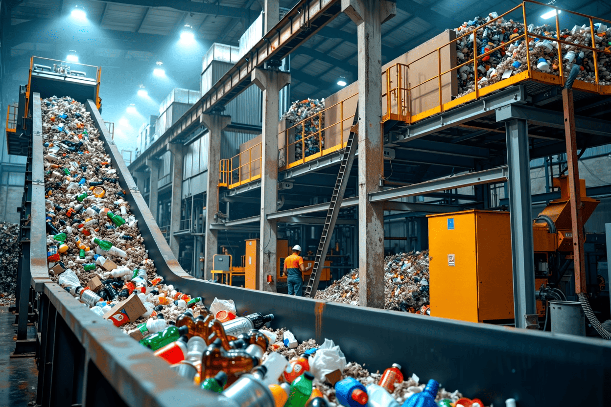 Quality material recovery conveyor systems