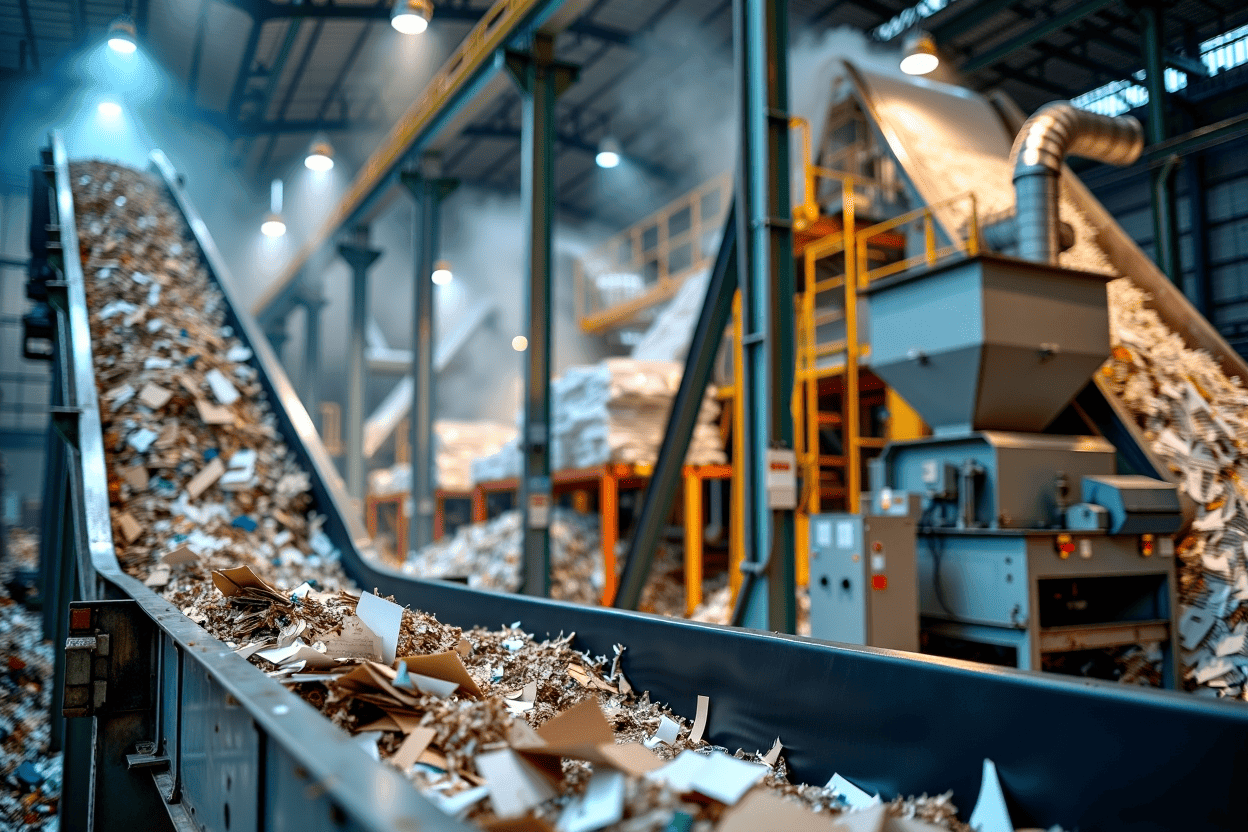 Fluent Conveyors recycling conveyors