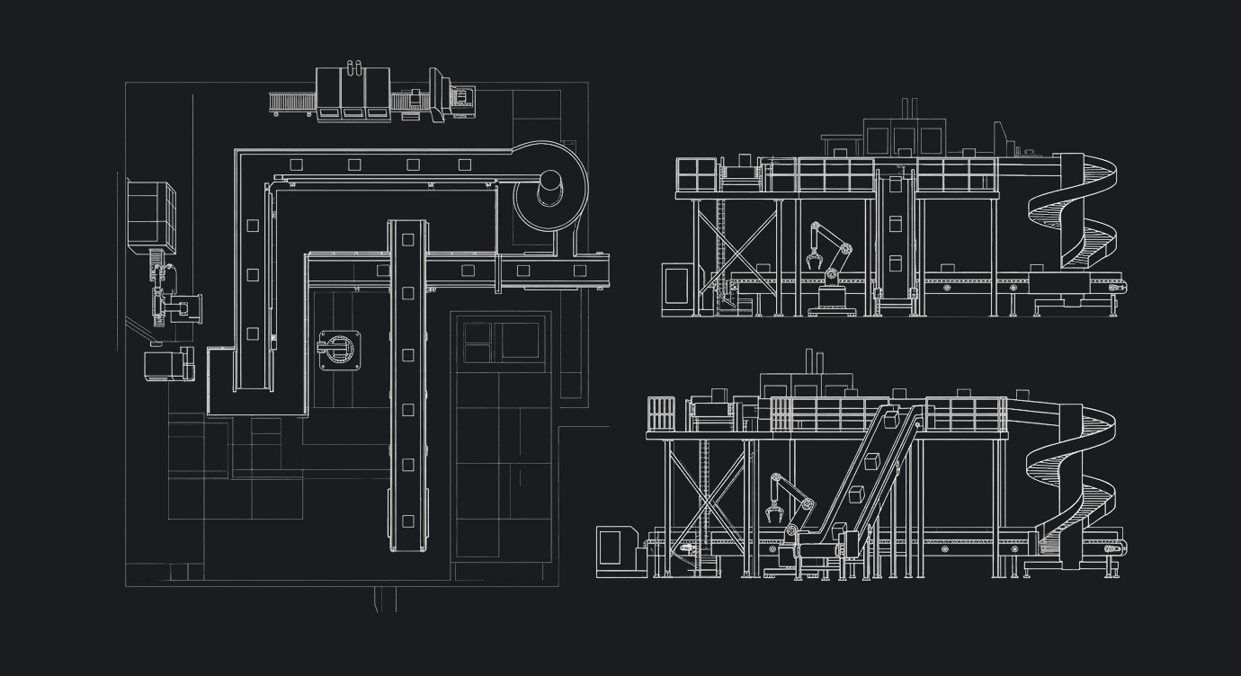 Incline between elevations
