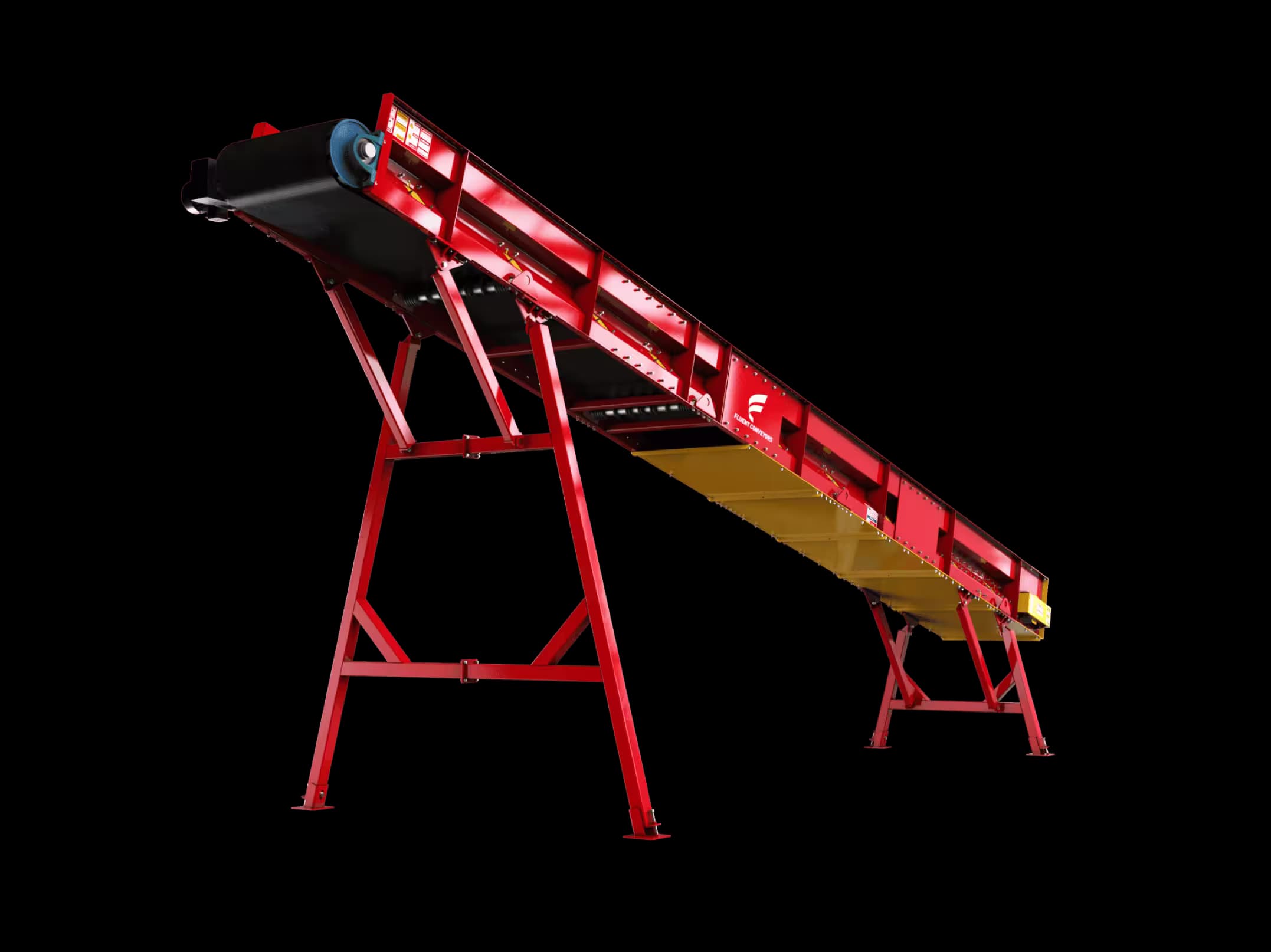 Flat Idler Conveyors - Fluent Conveyors