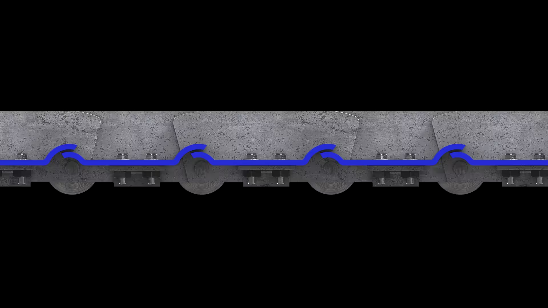 Fluent Conveyors - rugged conveyor detail