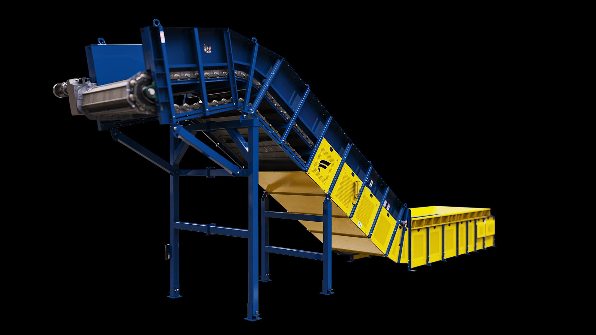 Tumble Back Conveyors - Fluent Conveyors