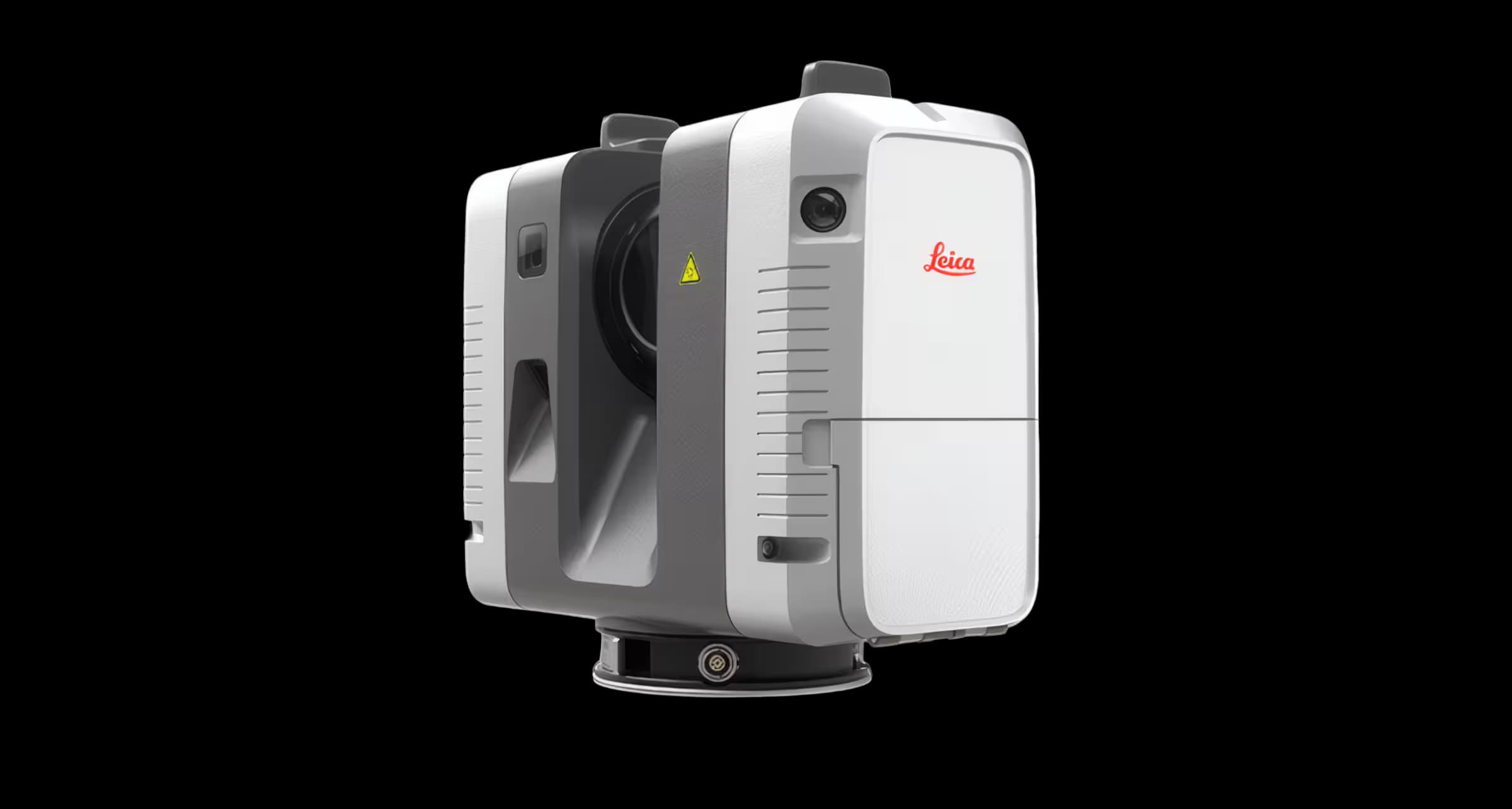 Terrestrial LiDAR scanner on tripod for facility surveying