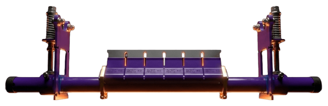Secondary belt scrapers