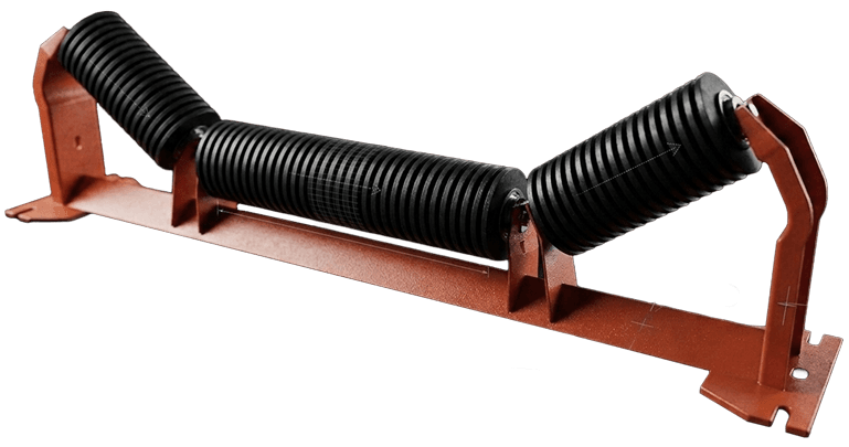 How to choose unequal troughing idlers
