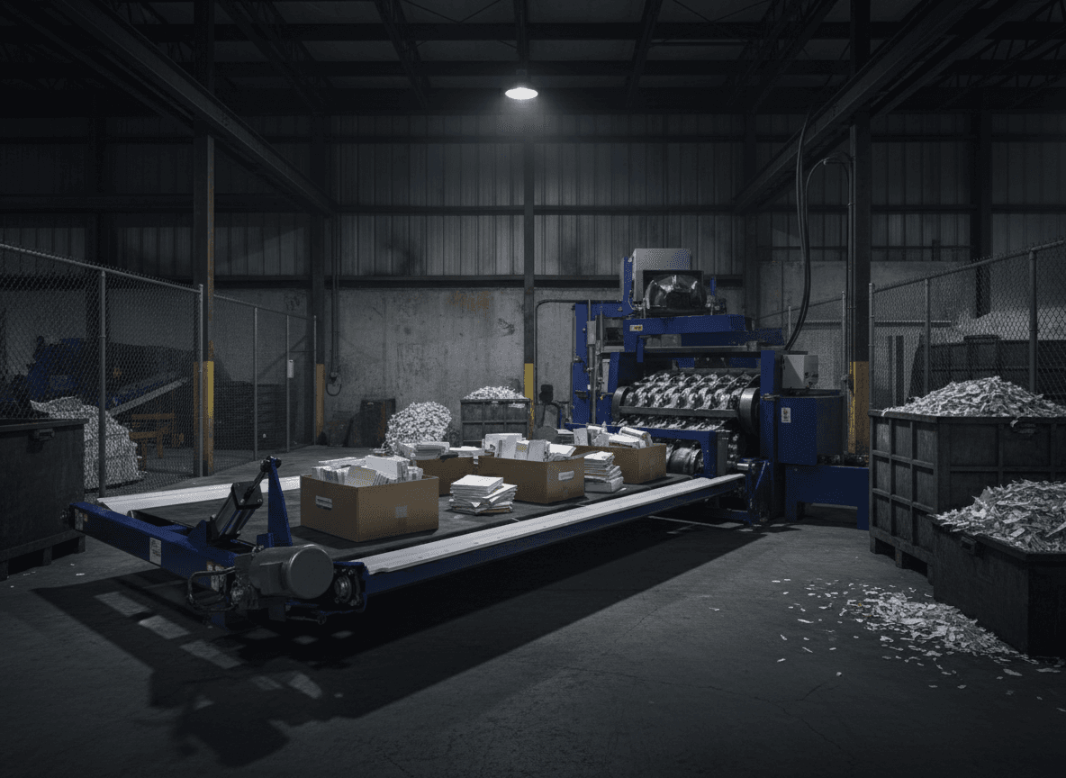 Document destruction conveyors built to spec