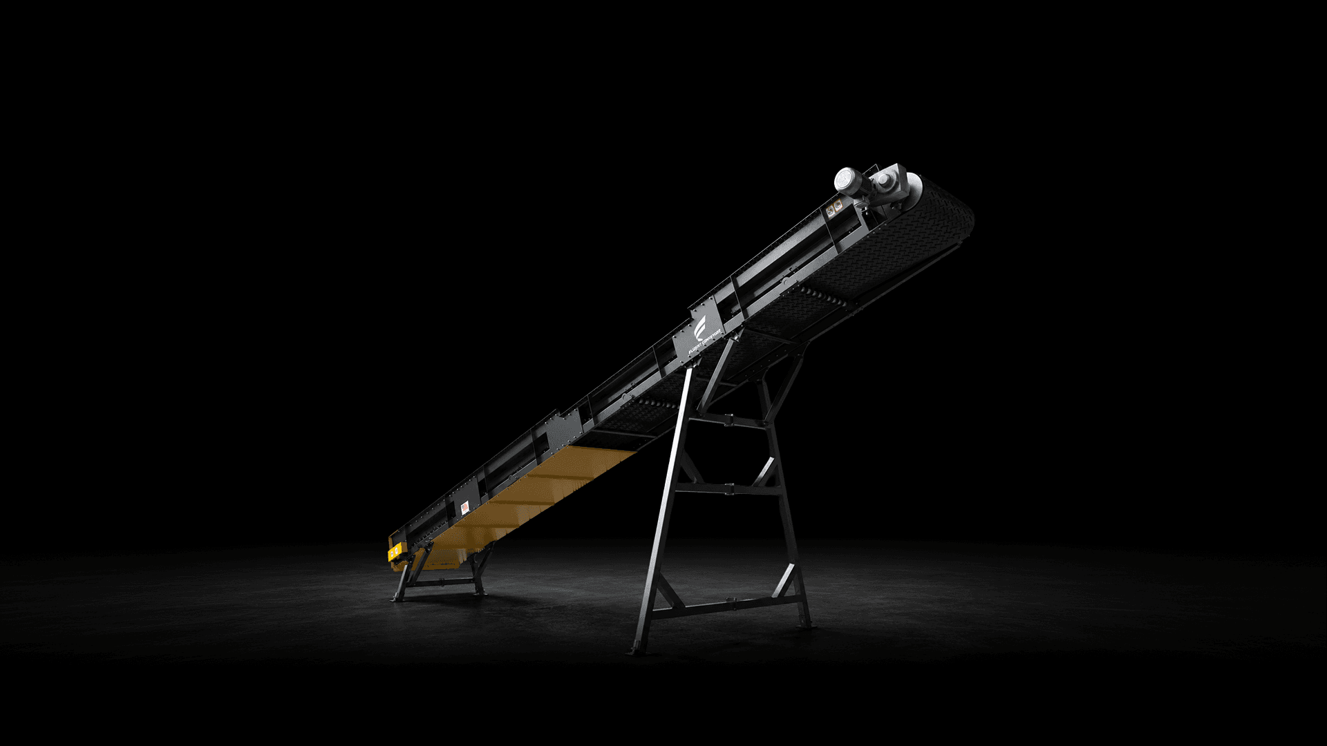 Flat idler conveyors