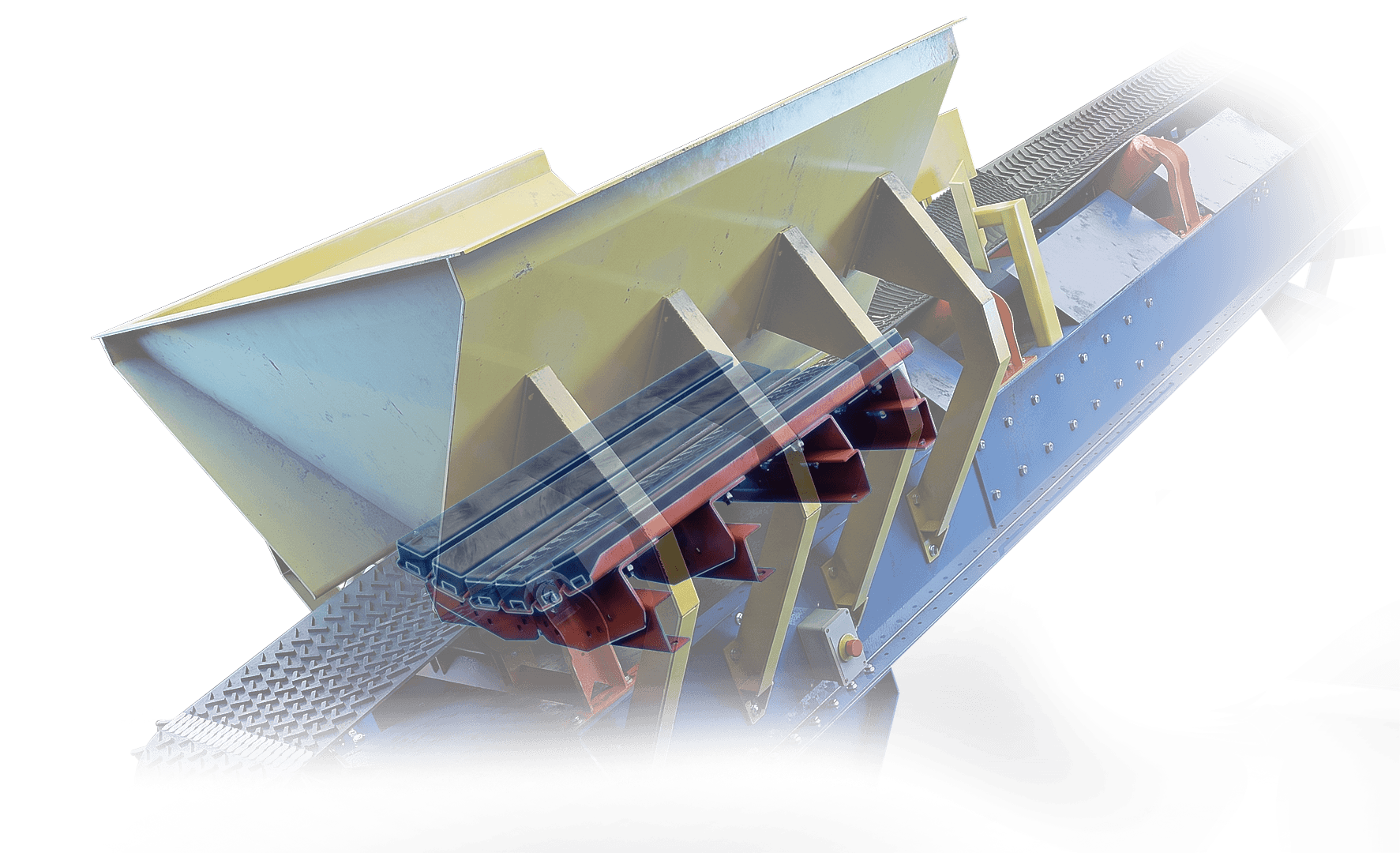 Heavy-duty impact beds for conveyors