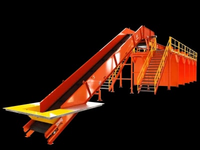 Fluent Conveyors Models Recycling Sort Stations