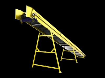 Fluent Conveyors Models Through Idler Conveyor